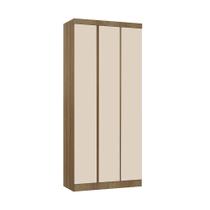 Guarda Roupa Modulado 3 Portas e 2 Gavetas 101cm Veneza Luciane Móveis Guarda Roupa Modulado 3 Portas e 2 Gavetas 101cm Veneza Luciane Móveis