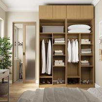 Guarda-roupa Modulado 4 Peças 4 Portas Jade CabeCasa MadeiraMadeira Avelã Guarda-roupa Modulado 4 Peças 4 Portas Jade CabeCasa MadeiraMadeira Avelã