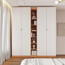 Guarda-roupa Modulado 4 Portas 3 Peças Hera Cabecasa Madeiramadeira Louro/Branco Geada/Cinza