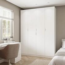 Guarda Roupa Modulado 4 Portas com Cabideiro Hera CabeCasa MadeiraOriginals Guarda Roupa Modulado 4 Portas com Cabideiro Hera CabeCasa MadeiraOriginals