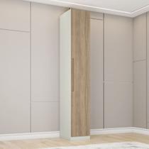 Guarda-roupa Modulado 40cm 1 Porta Seletto Henn - Areia/Jequitibá Guarda-roupa Modulado 40cm 1 Porta Seletto Henn - Areia/Jequitibá