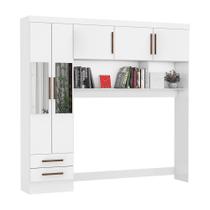 Guarda-Roupa Modulado 5 Portas 2 Gavetas com Espelho Carioca Móveis