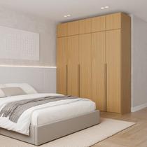 Guarda-Roupa Modulado 6 Peças 10 Portas Jade CabeCasa MadeiraMadeira Avelã Guarda-Roupa Modulado 6 Peças 10 Portas Jade CabeCasa MadeiraMadeira Avelã