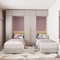Guarda-Roupa Modulado 6 Peças 10 Portas Jade CabeCasa MadeiraMadeira Cinza Urbano Guarda-Roupa Modulado 6 Peças 10 Portas Jade CabeCasa MadeiraMadeira Cinza Urbano