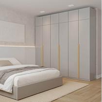 Guarda-roupa Modulado 6 Peças 12 Portas Jade CabeCasa MadeiraOriginals Guarda-roupa Modulado 6 Peças 12 Portas Jade CabeCasa MadeiraOriginals