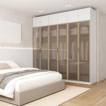 Guarda-roupa Modulado 6 Peças 12 Portas Jade CabeCasa MadeiraOriginals