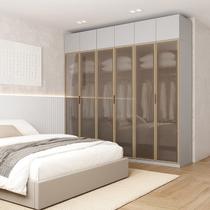 Guarda-roupa Modulado 6 Peças 12 Portas Jade CabeCasa MadeiraOriginals Guarda-roupa Modulado 6 Peças 12 Portas Jade CabeCasa MadeiraOriginals