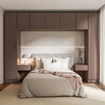 Guarda-Roupa Modulado 7 Peças com 7 Portas Orion CabeCasa MadeiraOriginals Marrom/Mocha Guarda-Roupa Modulado 7 Peças com 7 Portas Orion CabeCasa MadeiraOriginals Marrom/Mocha