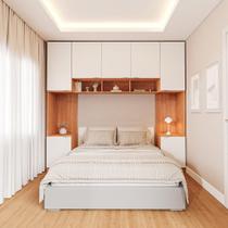 Guarda-roupa Modulado 7 Portas 4 Peças Hera Cabecasa Madeiramadeira Louro/Branco Geada/Cinza Guarda-roupa Modulado 7 Portas 4 Peças Hera Cabecasa Madeiramadeira Louro/Branco Geada/Cinza