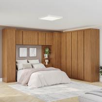 Guarda-Roupa Modulado 8 Peças 12 Portas Arani CabeCasa MadeiraOriginals Marrom/Cinamomo Guarda-Roupa Modulado 8 Peças 12 Portas Arani CabeCasa MadeiraOriginals Marrom/Cinamomo