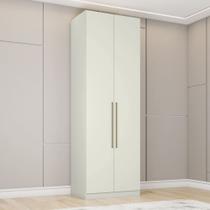 Guarda-roupa Modulado 80cm Cabideiro Multiuso 2 Portas Seletto Henn - Areia HP Guarda-roupa Modulado 80cm Cabideiro Multiuso 2 Portas Seletto Henn - Areia HP