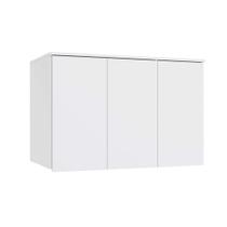 Guarda-Roupa Modulado Aéreo Cavi 3 PT Branco 105 cm