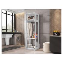 Guarda Roupa Modulado Ambiente Titan com Prateleiras Branco - Móveis Leão Guarda Roupa Modulado Ambiente Titan com Prateleiras Branco - Móveis Leão