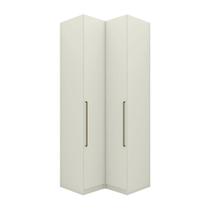 Guarda Roupa Modulado Canto 2 Portas Seletto Areia