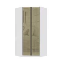 Guarda Roupa Modulado Canto Closet 2 Portas 111,9cm com Vidro Reflecta Bronze Prime Luciane Móveis Guarda Roupa Modulado Canto Closet 2 Portas 111,9cm com Vidro Reflecta Bronze Prime Luciane Móveis