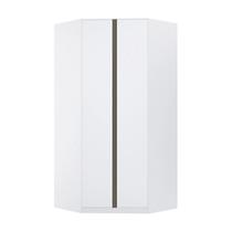 Guarda Roupa Modulado Canto Closet 2 Portas 7 Prateleiras 111,9cm Prime Luciane Móveis