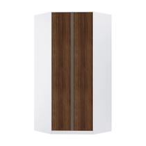 Guarda Roupa Modulado Canto Closet 2 Portas 7 Prateleiras 111,9cm Prime Luciane Móveis