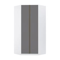 Guarda Roupa Modulado Canto Closet 2 Portas 7 Prateleiras 111,9cm Prime Luciane Móveis