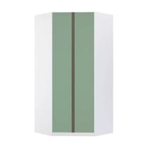 Guarda Roupa Modulado Canto Closet 2 Portas 7 Prateleiras 111,9cm Prime Luciane Móveis