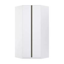 Guarda Roupa Modulado Canto Closet 2 Portas e 7 Prateleiras 111,9cm Prime Luciane Móveis