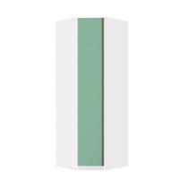 Guarda Roupa Modulado Canto Diagonal 1 Porta 6 Prateleiras 83cm Prime Luciane Móveis Guarda Roupa Modulado Canto Diagonal 1 Porta 6 Prateleiras 83cm Prime Luciane Móveis