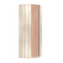 Guarda Roupa Modulado Canto Obliquo 1 Porta 1 Cabideiro 6 Prateleiras Prime Luciane Móveis