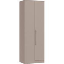 Guarda Roupa Modulado Canto Reto 1 Porta Requinte+ 100% MDF Cinza/Duna Line Guarda Roupa Modulado Canto Reto 1 Porta Requinte+ 100% MDF Cinza/Duna Line