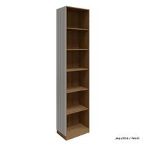 Guarda Roupa Modulado Cantoneira Lateral Ripado 245cm Altura Rimo Setiba