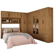 Guarda Roupa Modulado Carioca Hercules Casal 11 Portas 6 Gavetas e Espelho Cor Cinamomo Guarda Roupa Modulado Carioca Hercules Casal 11 Portas 6 Gavetas e Espelho Cor Cinamomo