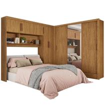 Guarda Roupa Modulado Carioca Santiago Casal 8 Portas 5 Gavetas e Espelho Cor Cinamomo Guarda Roupa Modulado Carioca Santiago Casal 8 Portas 5 Gavetas e Espelho Cor Cinamomo