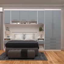 Guarda-roupa Modulado Casal 313cm 7 Portas 6 Gavetas Alpes Luciane Guarda-roupa Modulado Casal 313cm 7 Portas 6 Gavetas Alpes Luciane