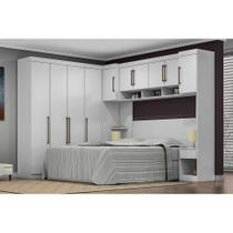 Guarda-Roupa Modulado Casal Modena 10 PT 4 GV Branco