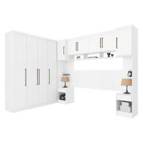 Guarda Roupa Modulado Casal Módena Composição 01 Branco 77001 Demóbile