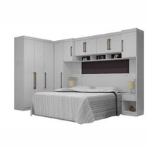 Guarda Roupa Modulado Casal Módena Composição 02 Branco 77002 Demóbile