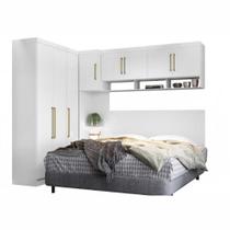 Guarda Roupa Modulado Casal Módena Composição 03 Branco 77003 Demóbile