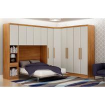 Guarda-Roupa Modulado Casal Safira 005 em MDF com 11 Portas e 7 Gavetas Clic Móveis