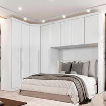 Guarda Roupa Modulado Casal Safira 010 em MDF Com 8 Portas e 3 Gavetas Guarda Roupa Modulado Casal Safira 010 em MDF Com 8 Portas e 3 Gavetas