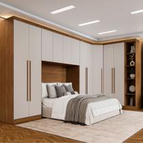 Guarda Roupa Modulado Casal Safira 011 em MDF Com 11 Portas e 9 Gavetas Una Mobília Guarda Roupa Modulado Casal Safira 011 em MDF Com 11 Portas e 9 Gavetas Una Mobília