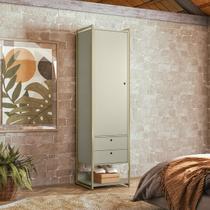 Guarda Roupa Modulado Closet Industrial 54cm com Cabideiro Porta 2 Gavetas Guarda Roupa Modulado Closet Industrial 54cm com Cabideiro Porta 2 Gavetas
