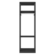 Guarda Roupa Modulado Closet Titan Preto Velluto - PR Móveis