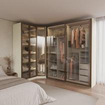 Guarda-Roupa Modulado de 3 Peças com 5 Portas Reflectas Orion CabeCasa MadeiraOriginals Guarda-Roupa Modulado de 3 Peças com 5 Portas Reflectas Orion CabeCasa MadeiraOriginals