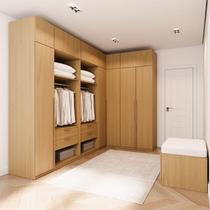 Guarda-Roupa Modulado de Canto 10 Peças 14 Portas Jade CabeCasa MadeiraMadeira Avelã Guarda-Roupa Modulado de Canto 10 Peças 14 Portas Jade CabeCasa MadeiraMadeira Avelã