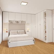 Guarda-Roupa Modulado de Canto 11 Portas 7 Peças Hera CabeCasa MadeiraOriginals Guarda-Roupa Modulado de Canto 11 Portas 7 Peças Hera CabeCasa MadeiraOriginals