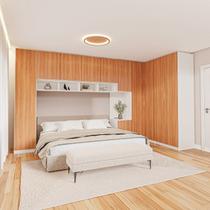 Guarda-Roupa Modulado de Canto 11 Portas 8 Peças Hera CabeCasa MadeiraOriginals