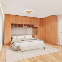 Guarda-Roupa Modulado de Canto 11 Portas 8 Peças Hera CabeCasa MadeiraOriginals