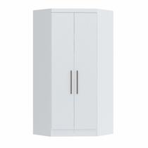 Guarda Roupa Modulado de Canto 2 Portas 2 Gavetas Closet Infinity Móveis Castro