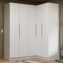 Guarda-Roupa Modulado de Canto 310 cm 5 Portas 2 Gavetas Neo Madesa 02 Guarda-Roupa Modulado de Canto 310 cm 5 Portas 2 Gavetas Neo Madesa 02