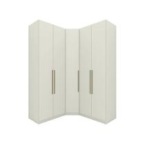 Guarda Roupa Modulado de Canto 5 Portas Areia