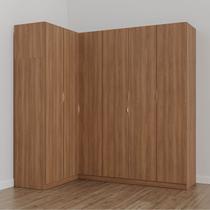 Guarda Roupa Modulado de Canto 6 Portas 3 Peças Hera CabeCasa MadeiraOriginals Guarda Roupa Modulado de Canto 6 Portas 3 Peças Hera CabeCasa MadeiraOriginals