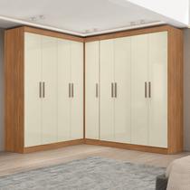 Guarda-roupa Modulado de Canto 9 Portas e 4 Gavetas Paris